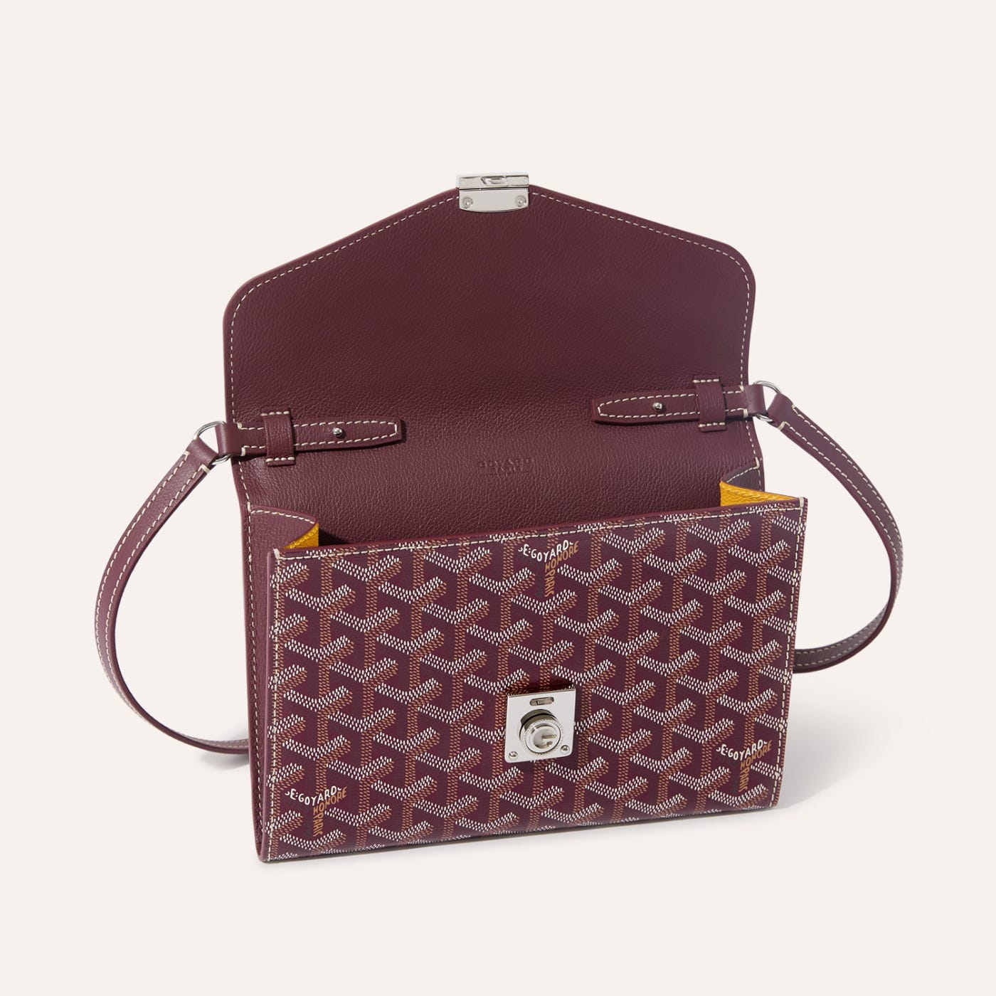 Goyard Chypre Wallet-Pouch Burgundy - Image 4